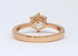1 ct Classic 6-Prong Solitaire Ring, Rose Gold Vermeil