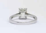1.75 ct Emerald Cut with Side Accents Engagement Ring